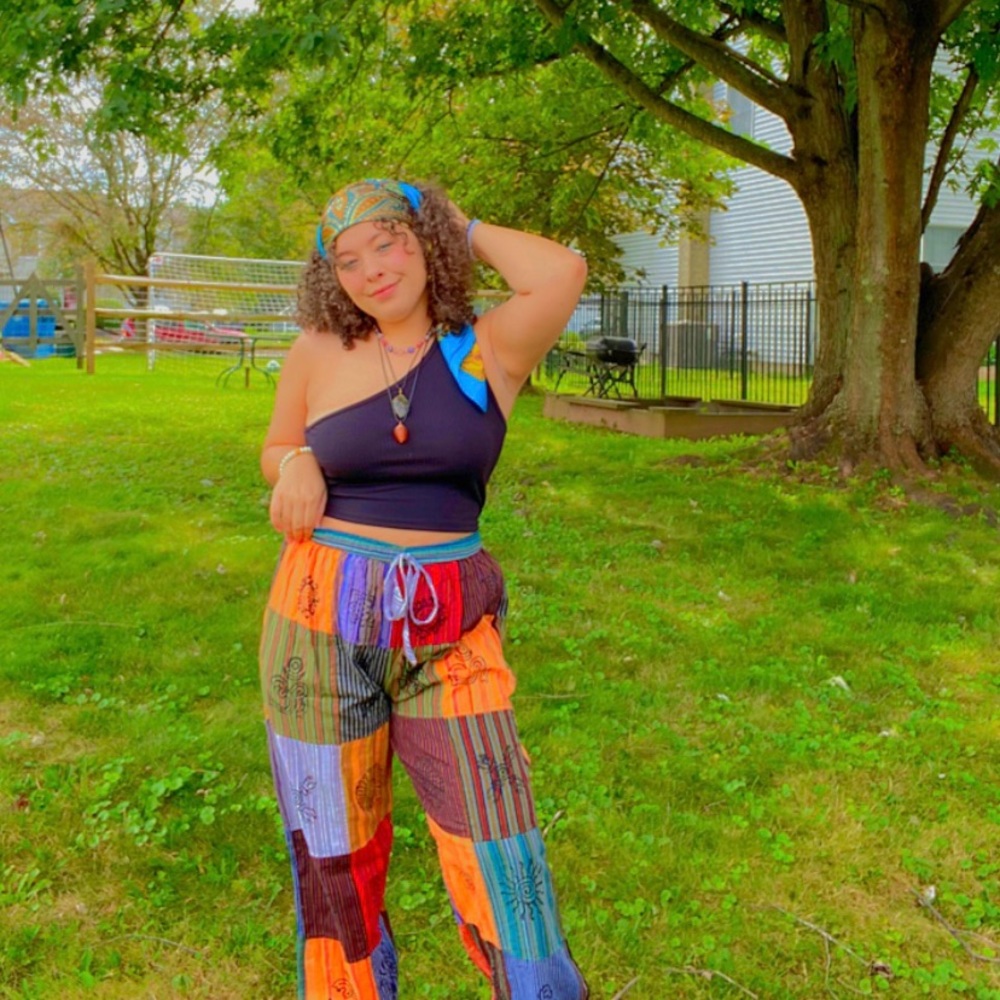 Hippie patch work pants